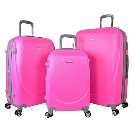 pink suitcases for sale